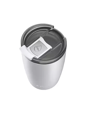 FLSK | Gobelet isotherme - Tasse thermos CUP Tasse à café à emporter 0,35 l Acier inoxydable Rouge | weiss